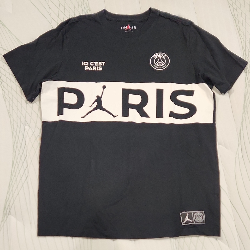 Jordan x PSG Black Tee